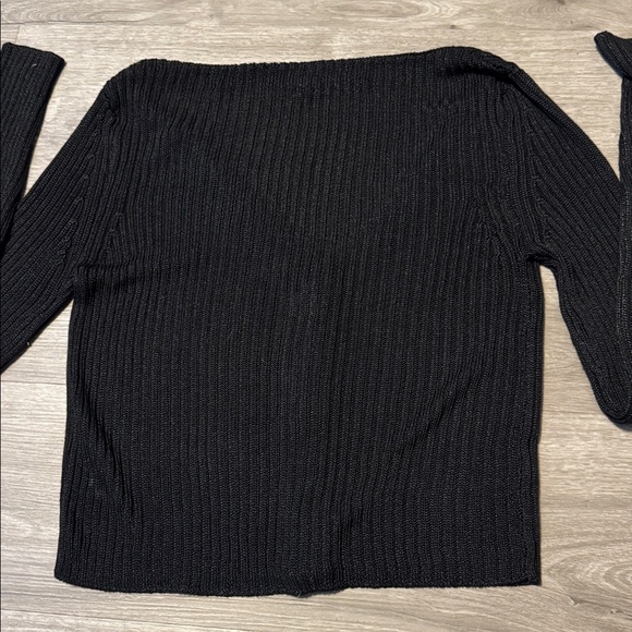Free People Game On Cardigan — Black - Picture 3 of 9